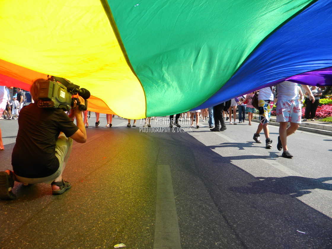 "Gay pride parade 2011" stock image