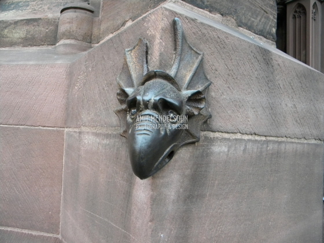 "Strasburg - a gargoyle" stock image