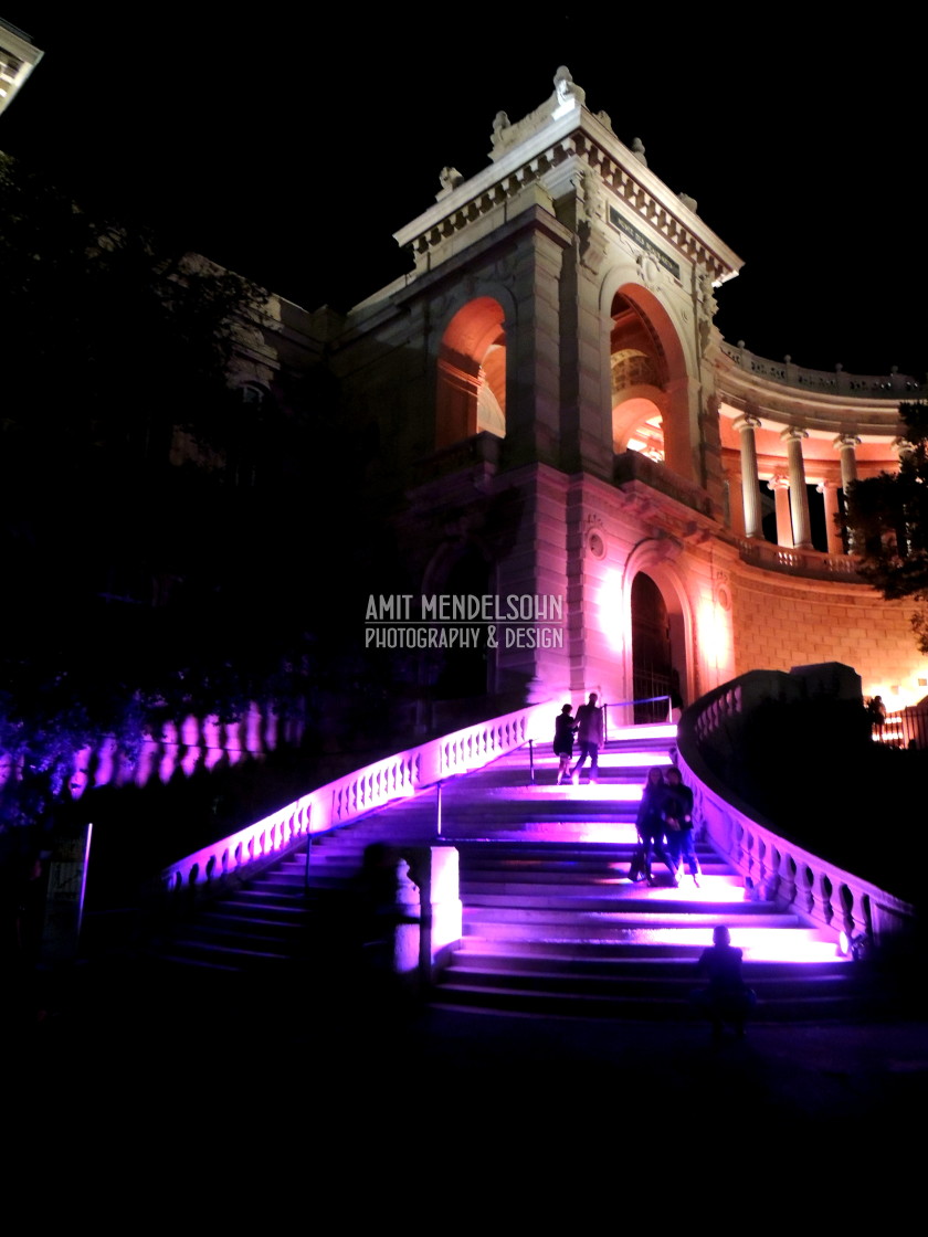 "Longchamp palace in a special light" stock image