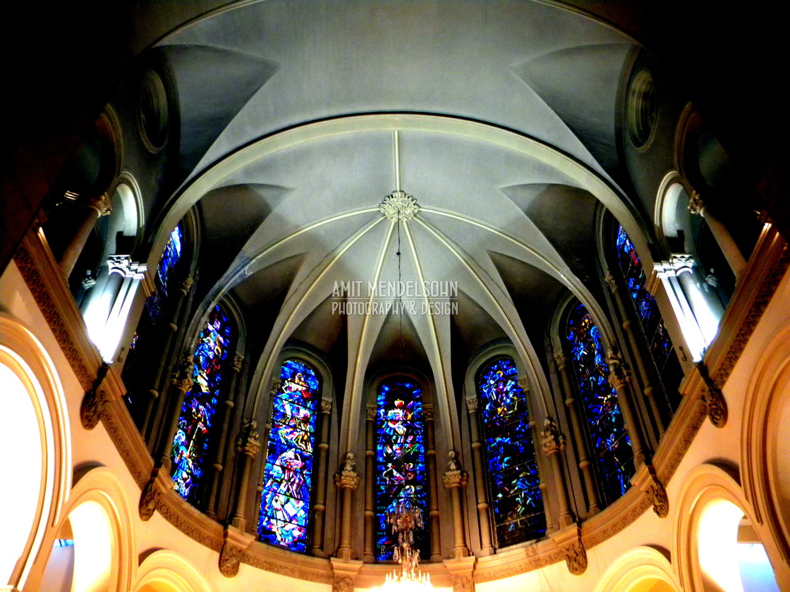 "Cannes cathedral" stock image