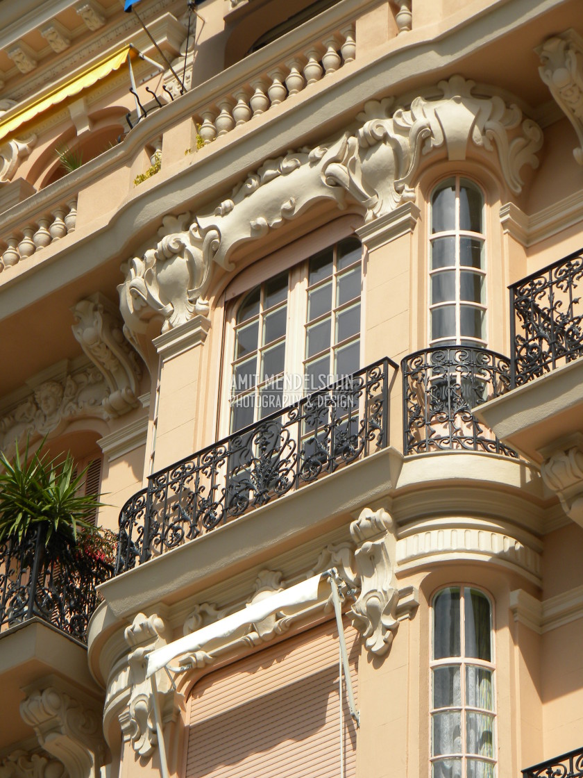 "Nice special art nouveau architecture" stock image