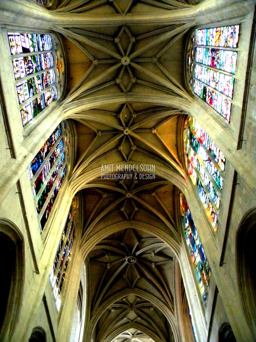 "The ceiling of Saint-Paul-Saint-Louis" stock image