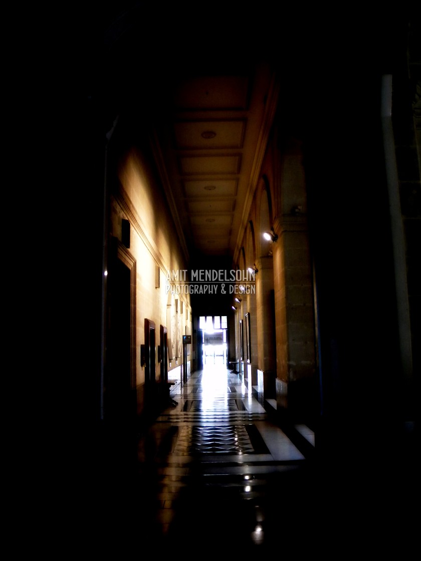 "The bourse palace corridor" stock image