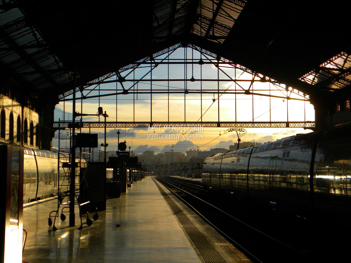 "St. charles train station" stock image