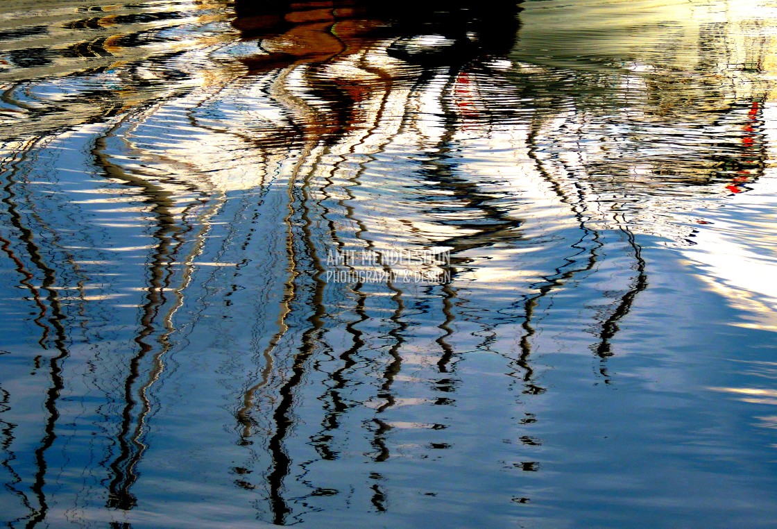 "Reflection on the water" stock image