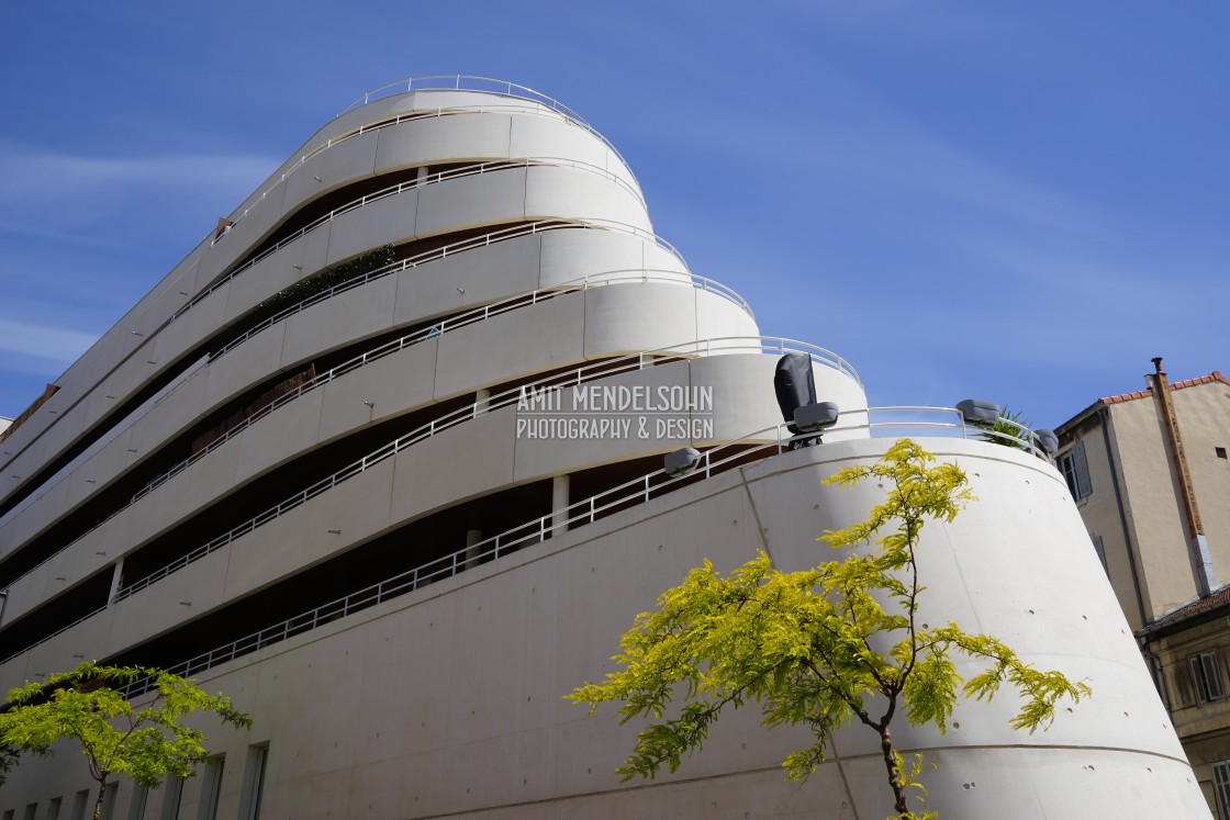 "A ship shaped building" stock image