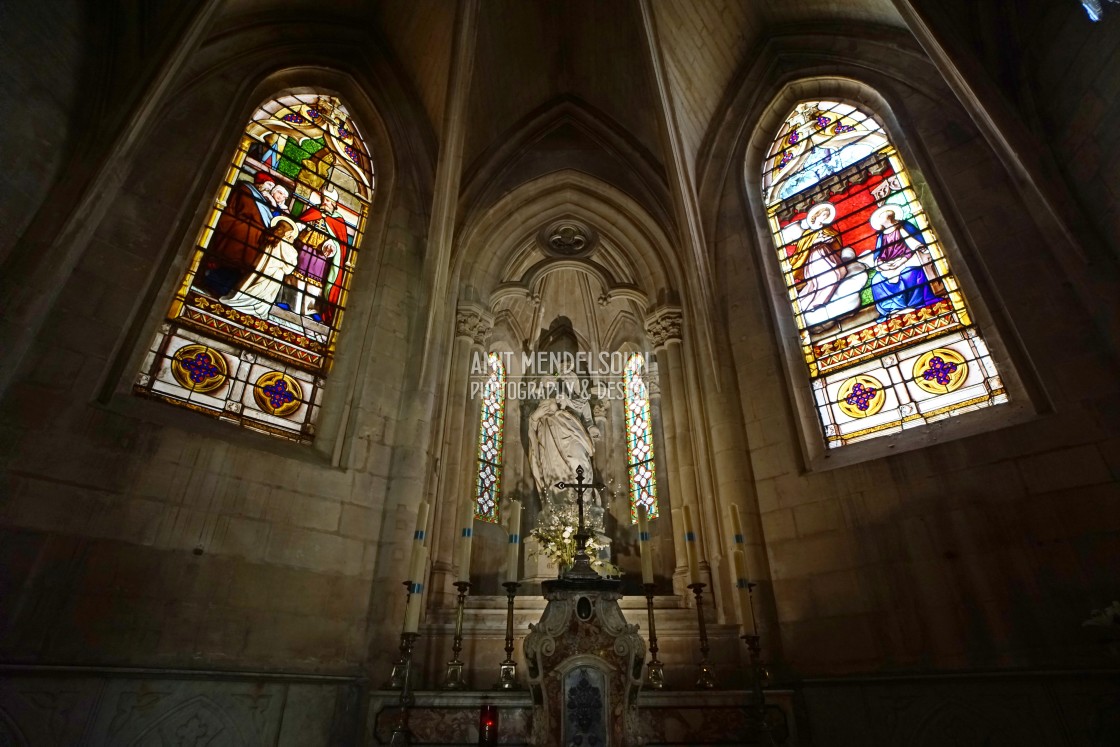 "Arles cathedral" stock image