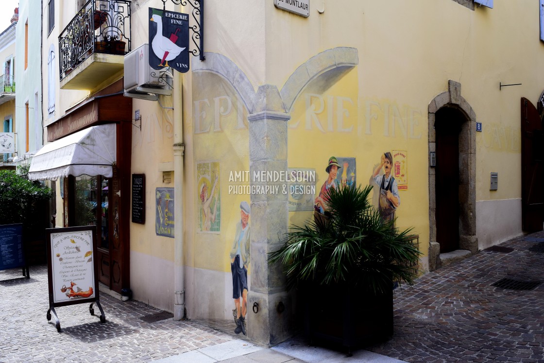 "Mural , Grasse" stock image