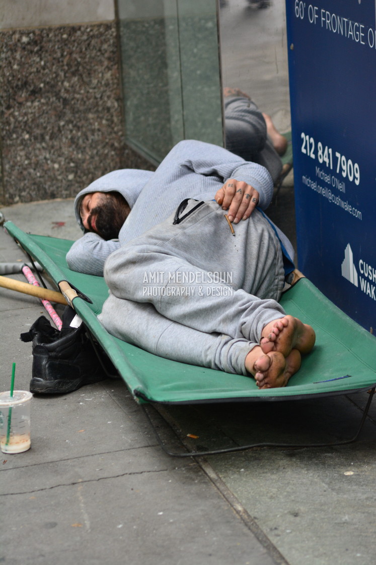 "This is also a bed" stock image