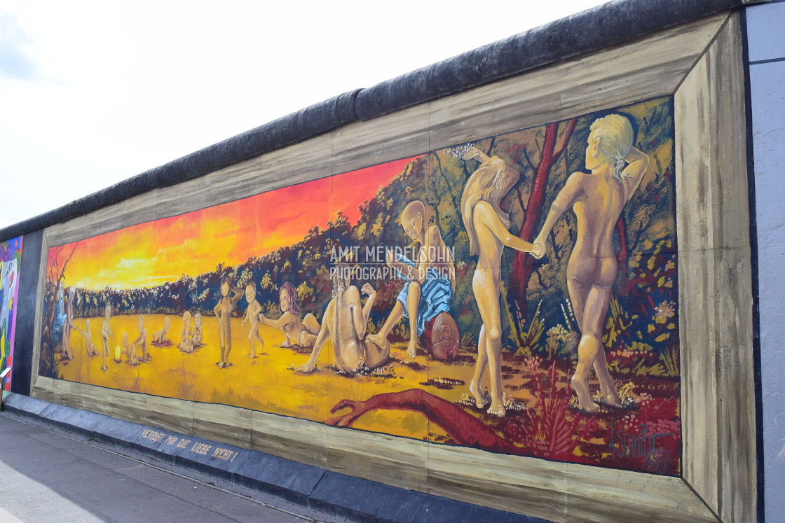 "Mural, Berlin, Germany" stock image