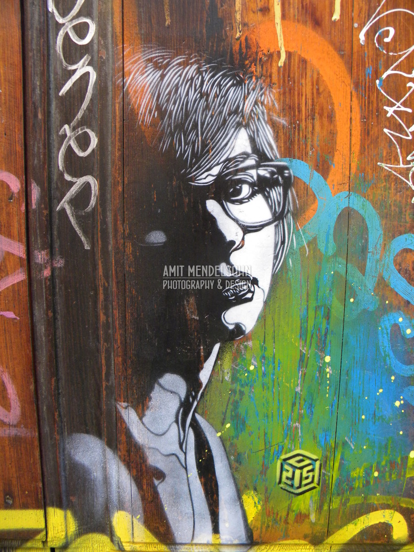 "Graffiti - C215" stock image