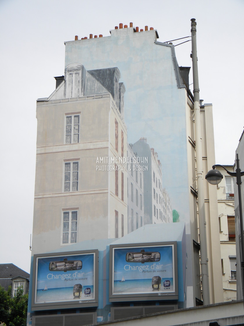 "Mural, Paris, France" stock image