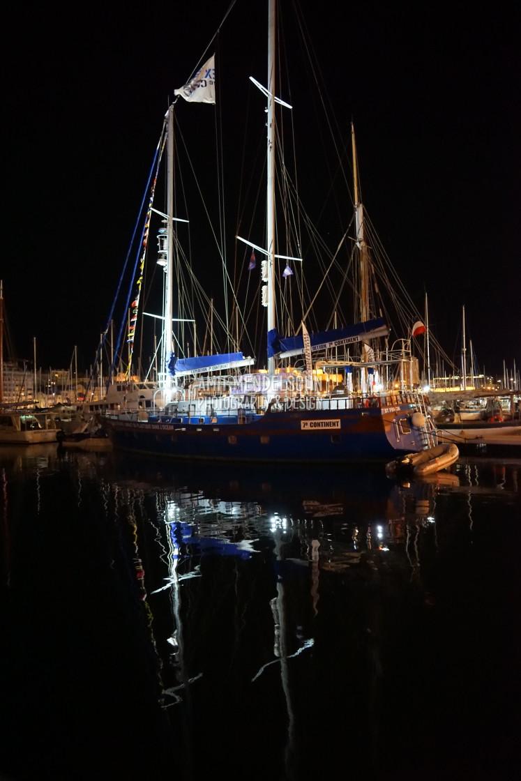 "The 7th continent expedition boat" stock image