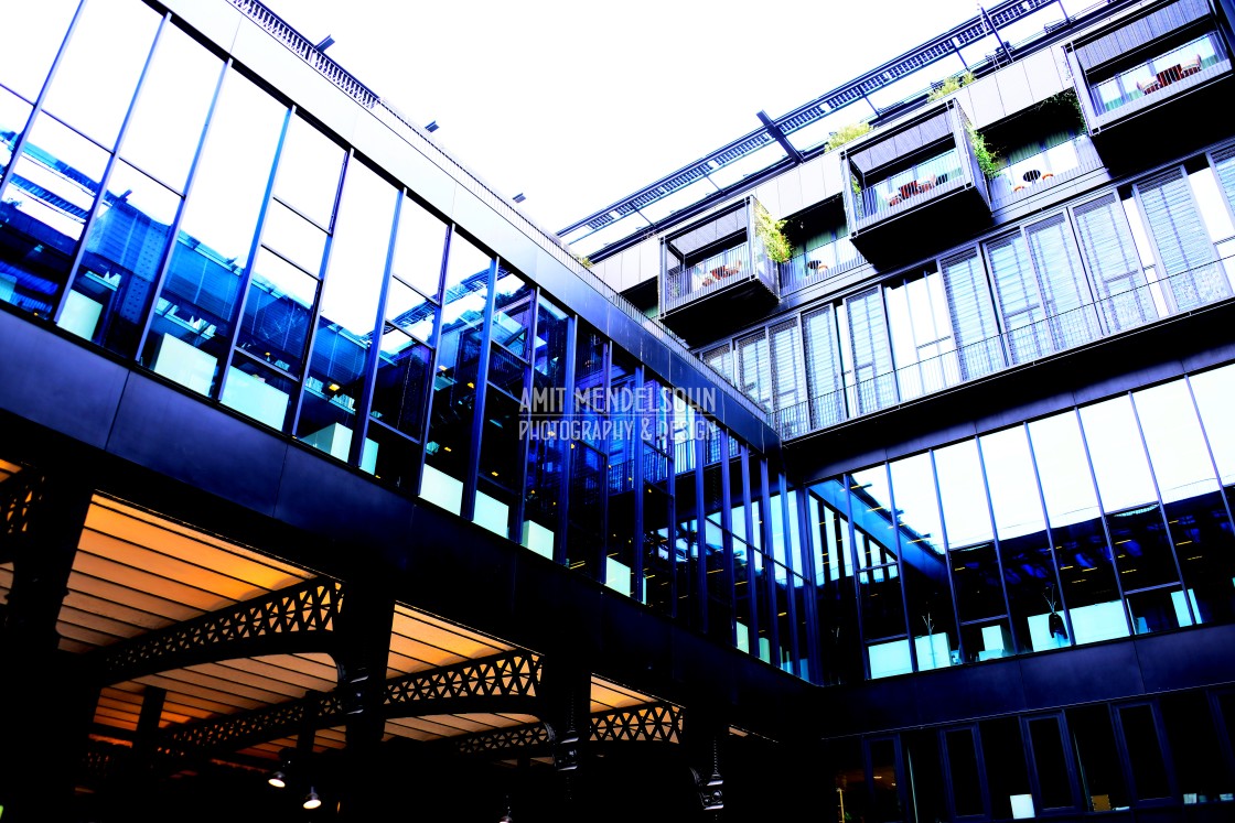 "Above La poste, Paris" stock image