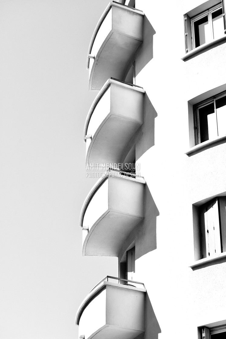 "Balconies" stock image