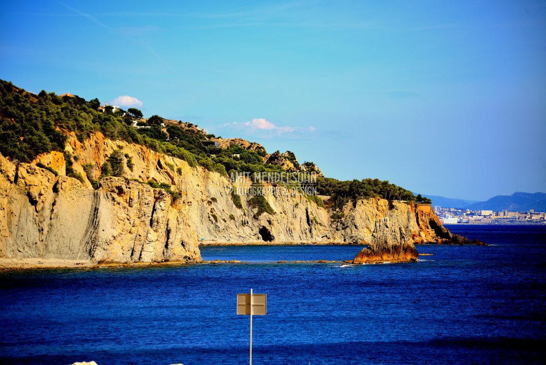 "Carry le rouet - the beach" stock image