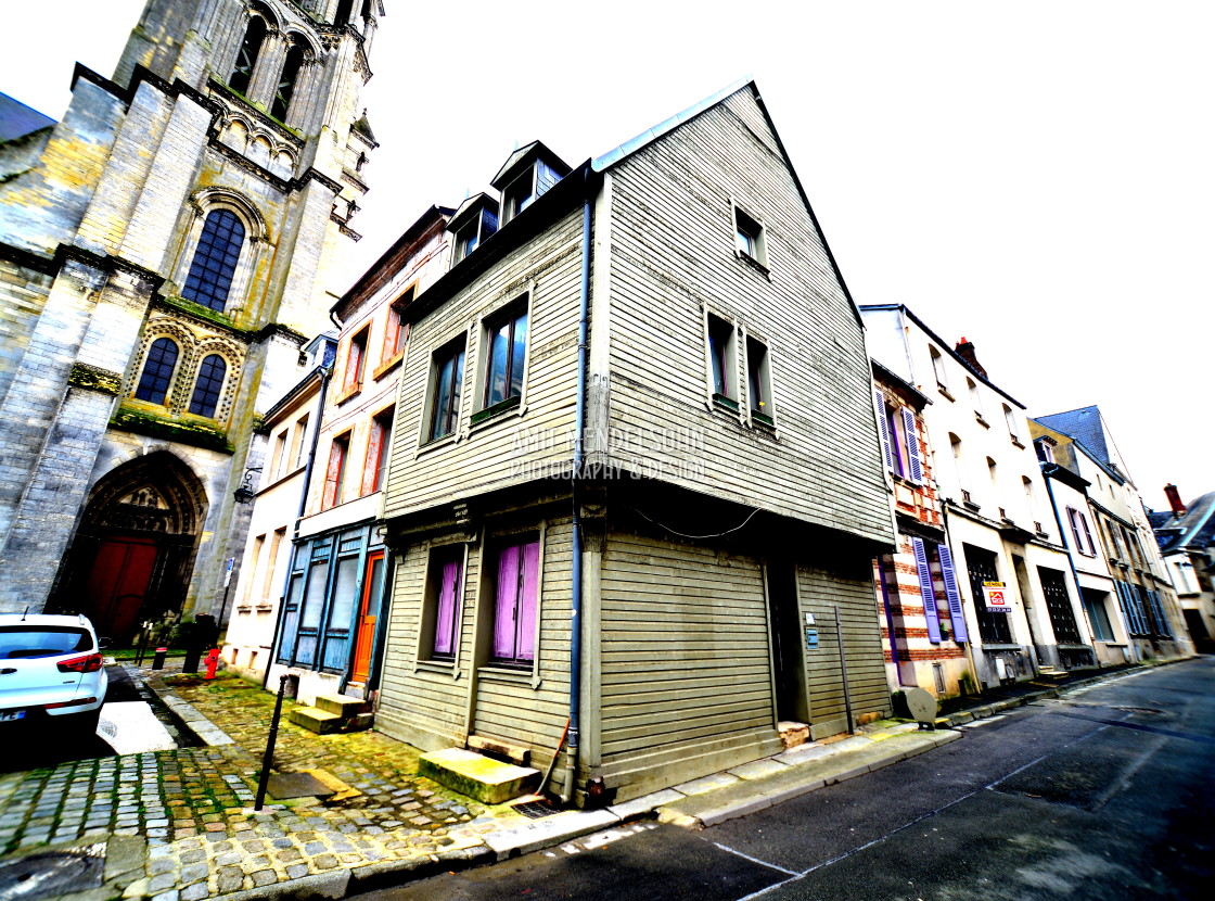 "Laon - North of France - street" stock image