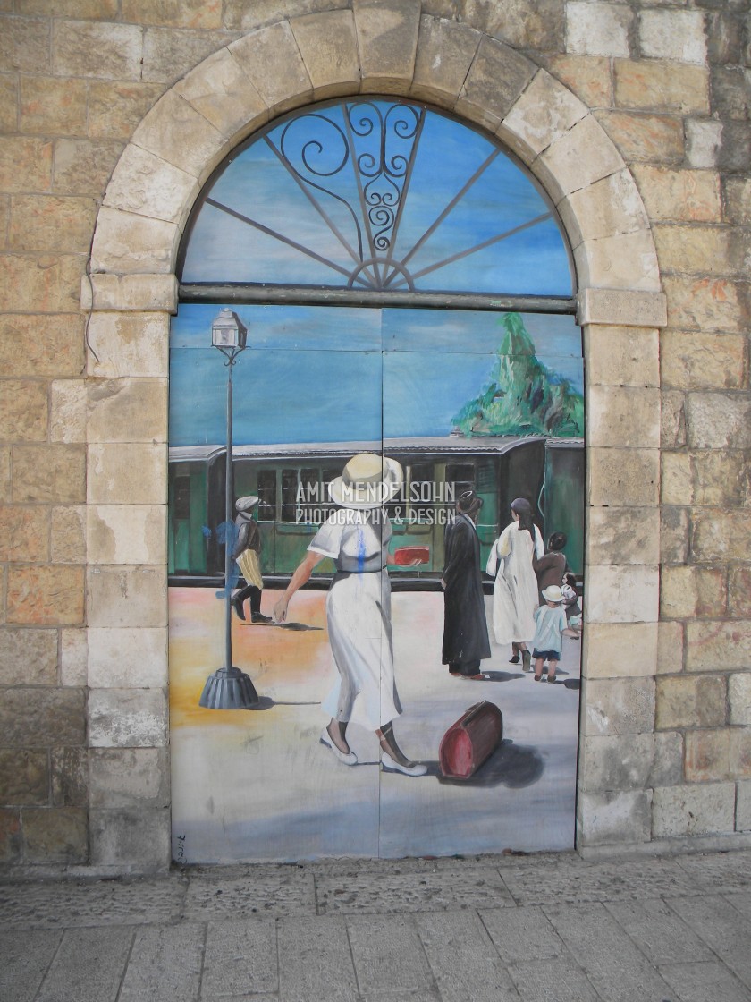 "Mural - Jerusalem" stock image