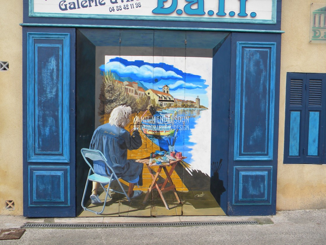 "Mural - Cassis" stock image