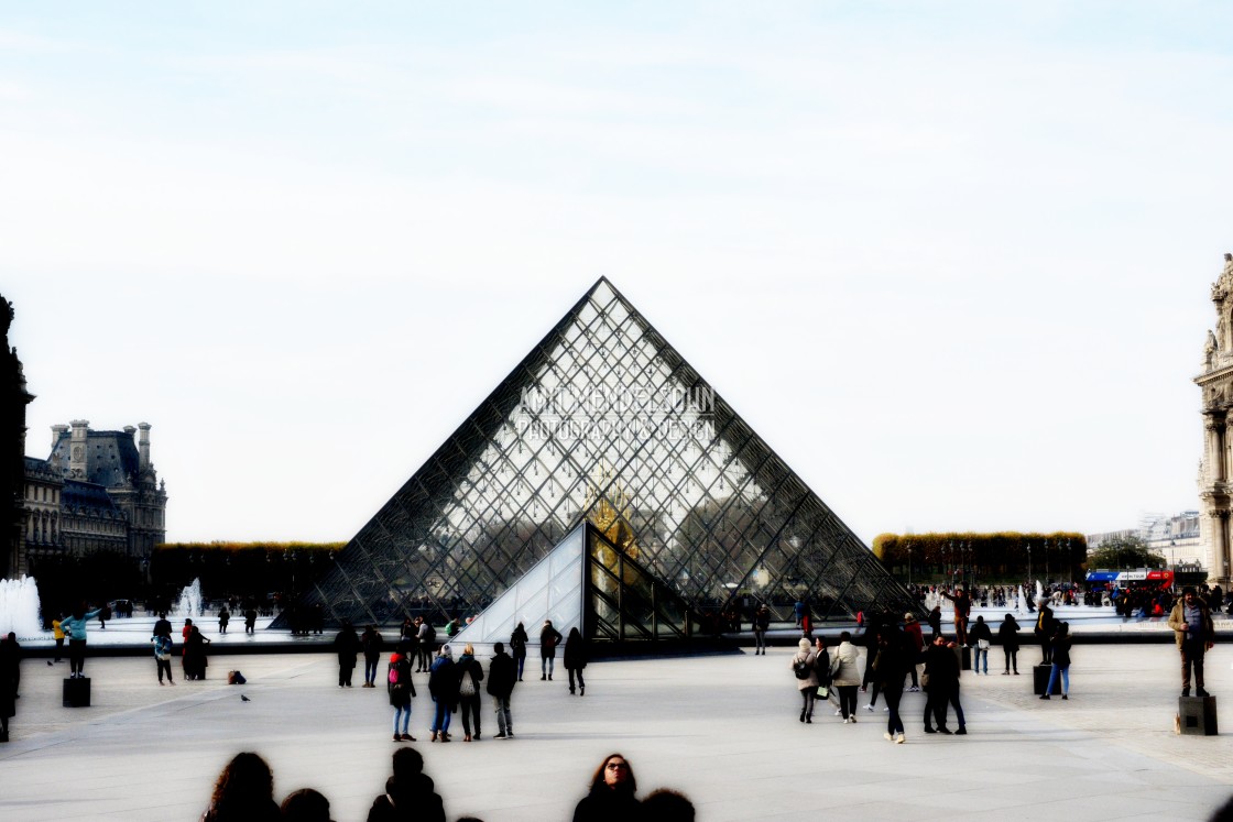 "The Yard of the Louvre" stock image