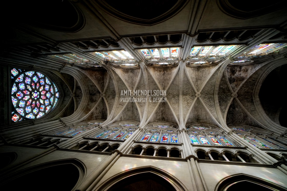 "The reforme church - ceiling" stock image