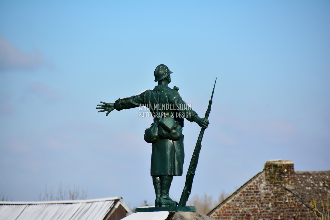 "A memorial in North of France" stock image