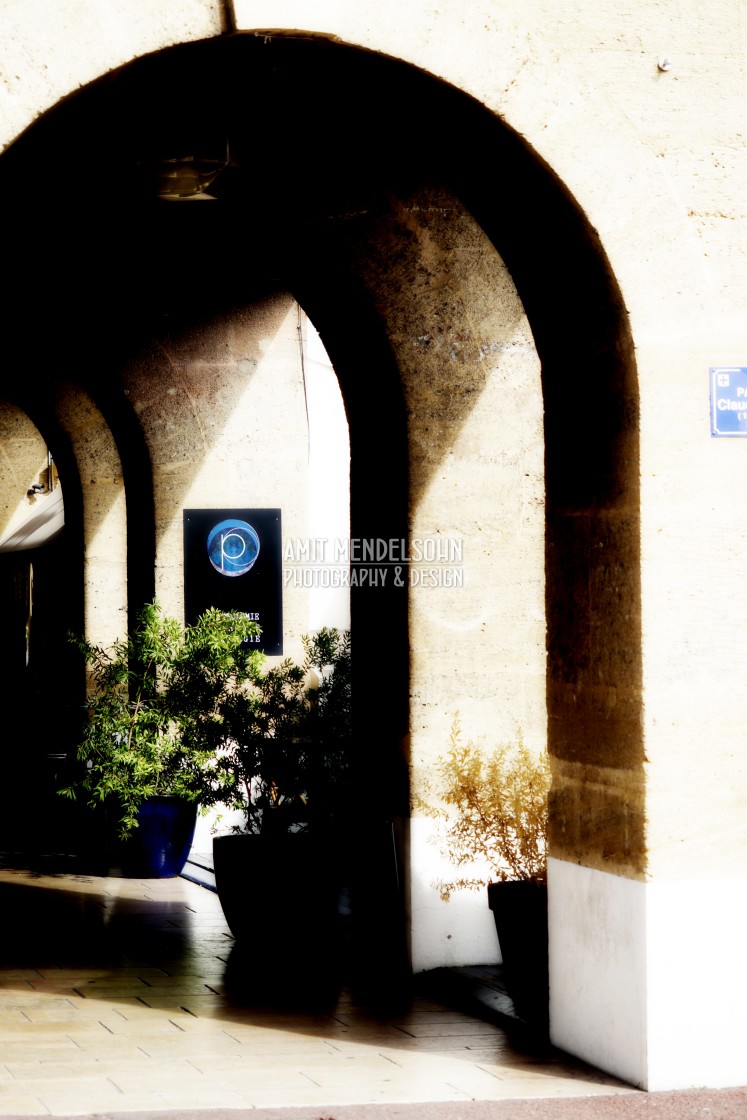 "Arches of a corridor" stock image