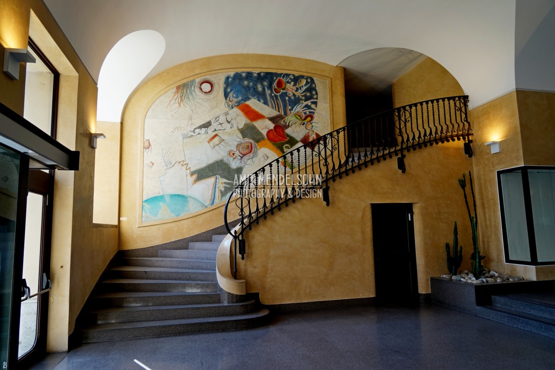 "Hotel lobby 1 - Como, Italy" stock image