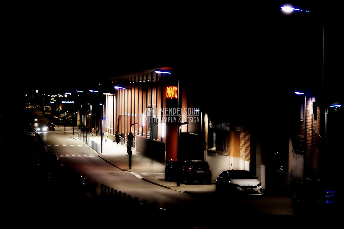 "The cinema - st. quentin" stock image