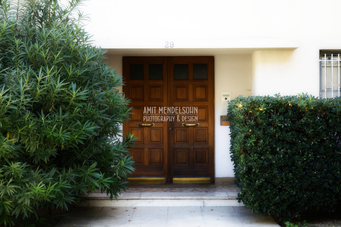 "An entrance door" stock image