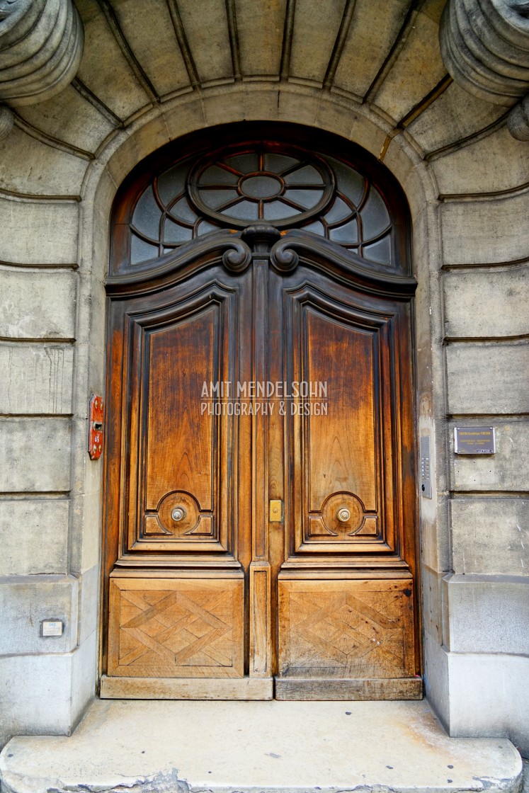 "Art nouveau door - Marseille" stock image