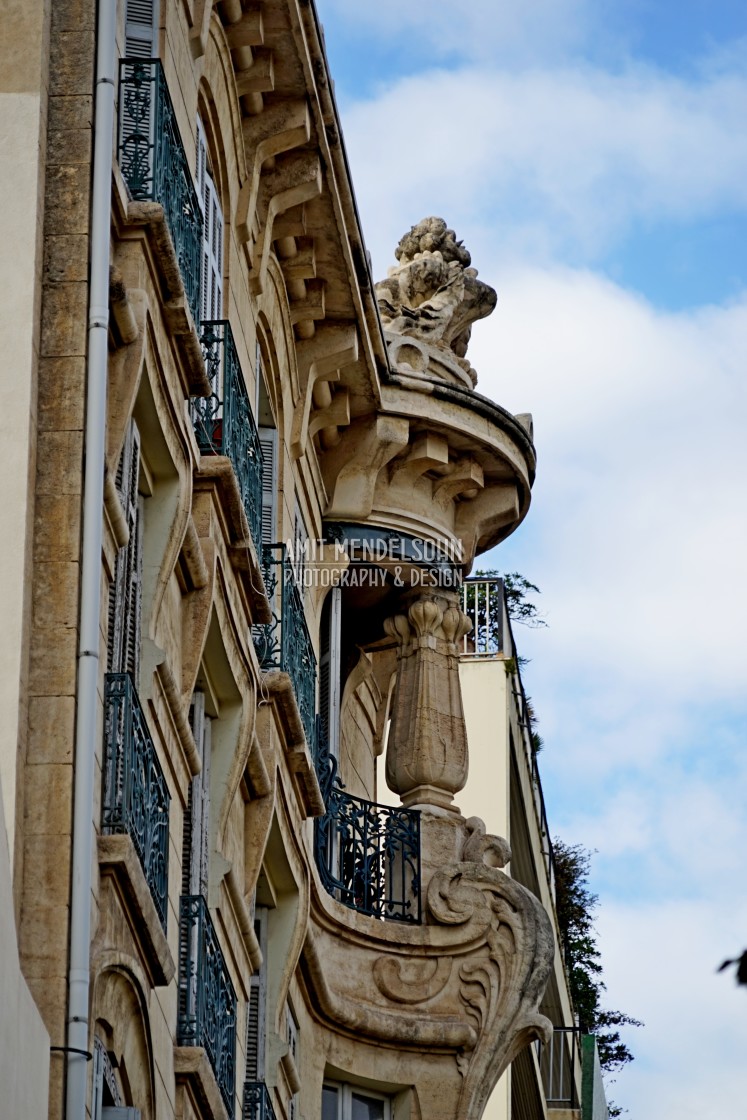 "Art nouveau building - Marseille" stock image