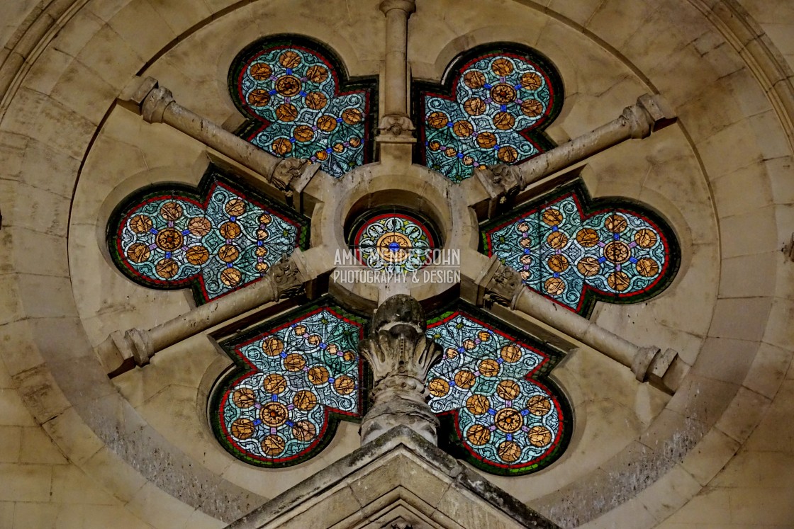 "The rosette of Parroise du rouet" stock image