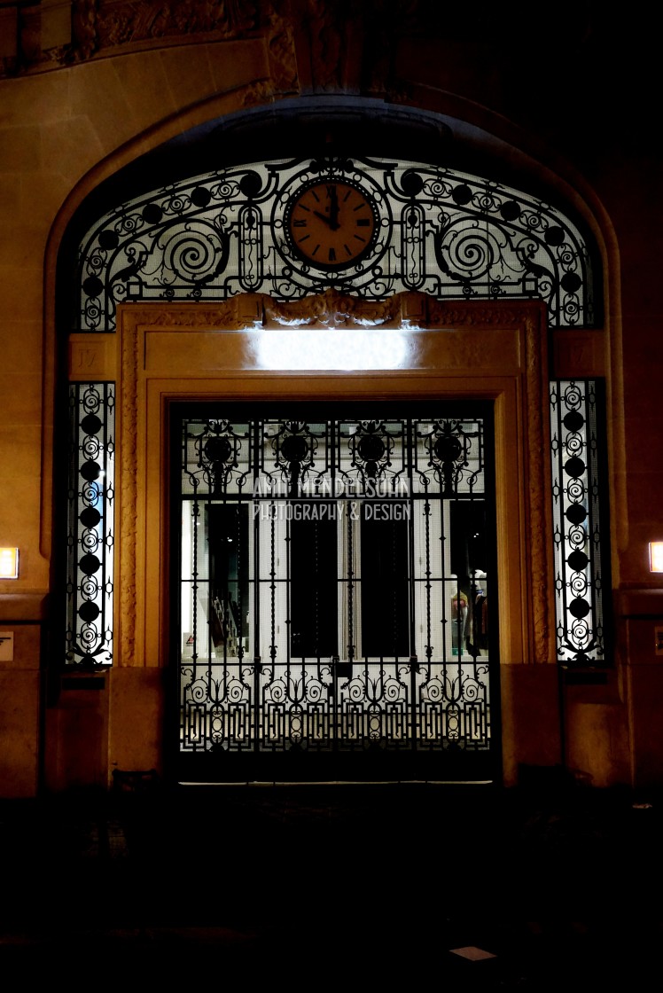 "Magnificent gate to a building" stock image