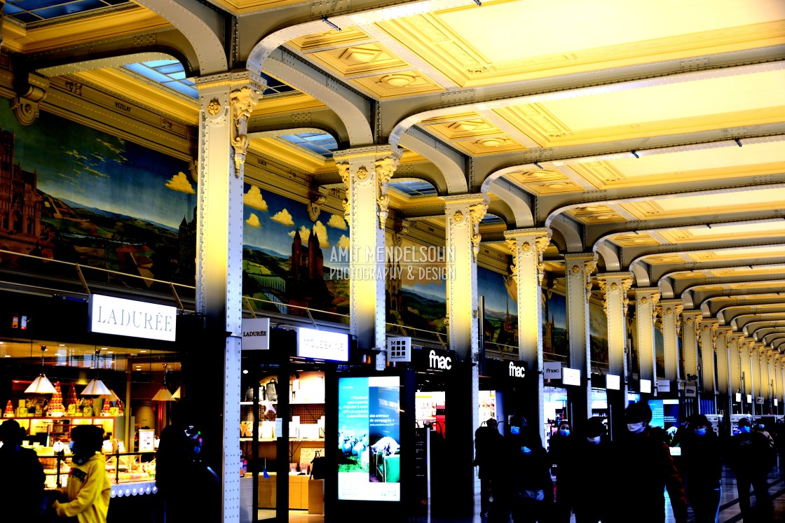 "gare de Lyon corridor" stock image