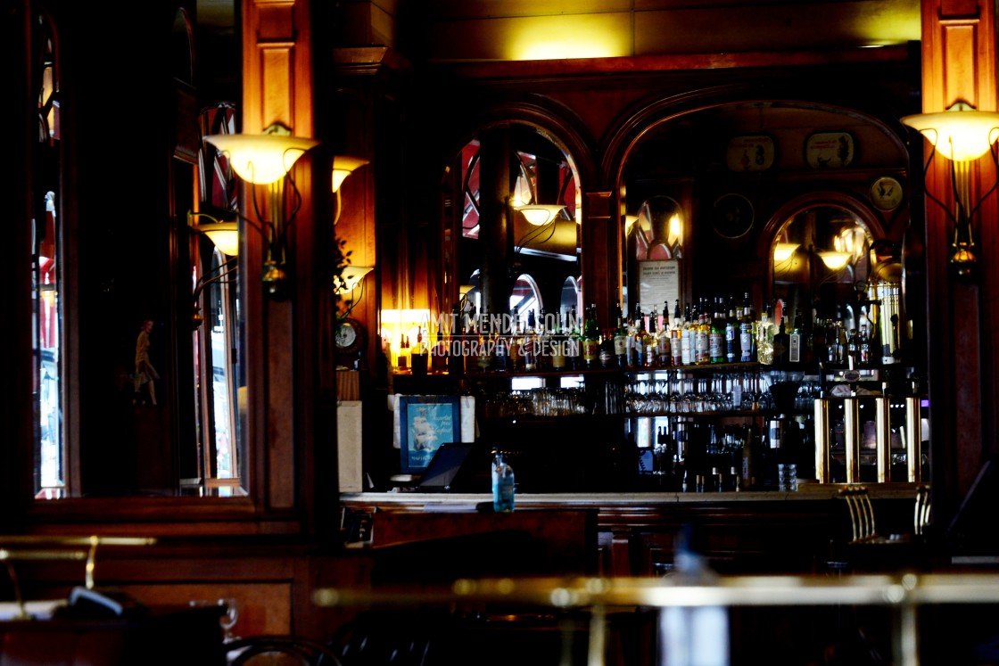 "a bar in paris" stock image