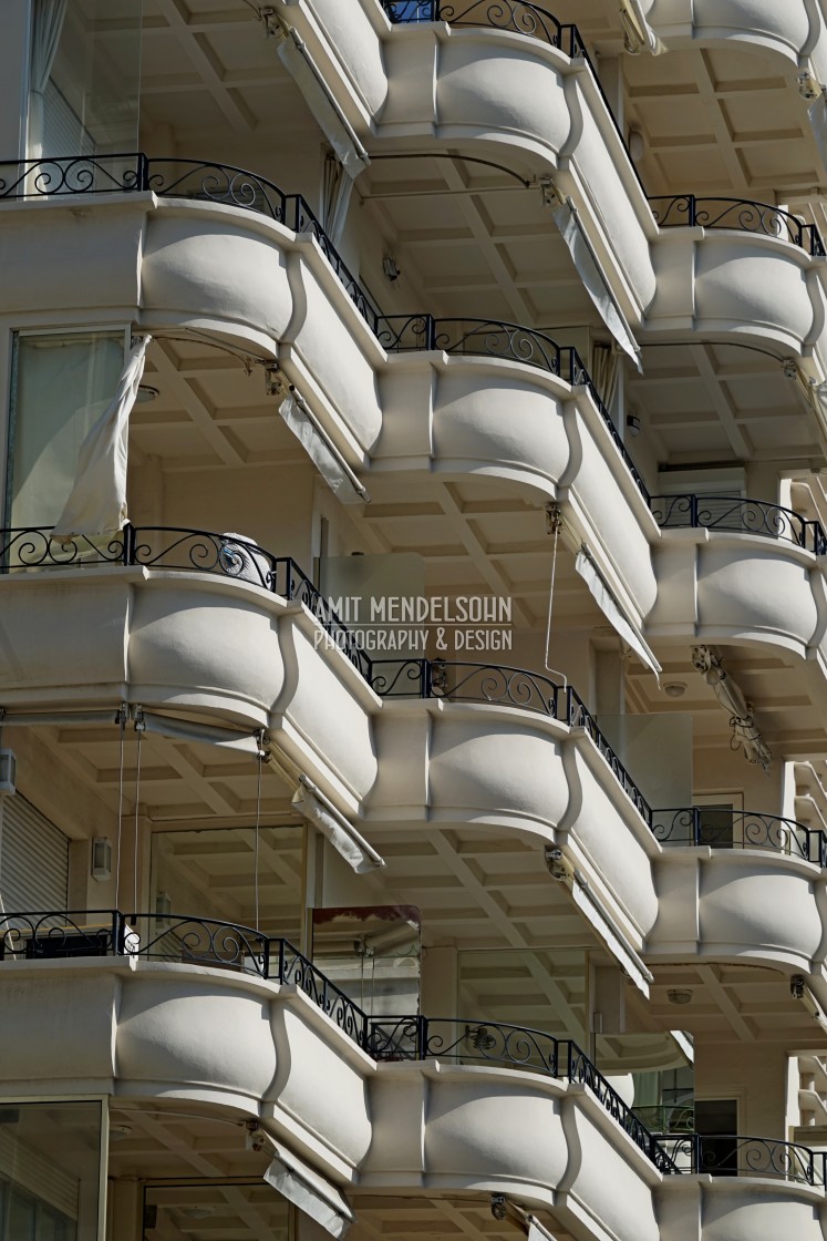 "Art deco building - Cannes" stock image