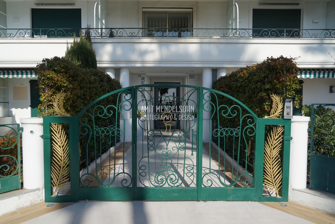 "Art deco building - Cannes" stock image