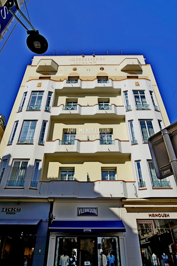 "Hotel Mondial - Cannes" stock image