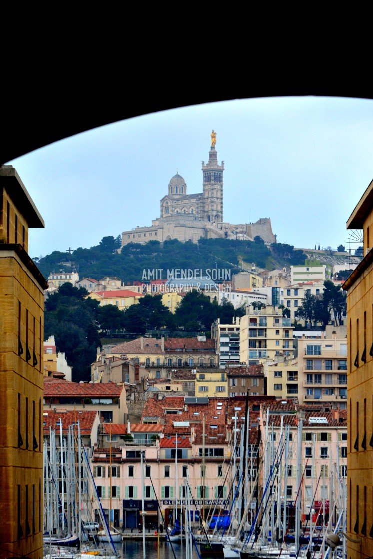 "A view of marseille" stock image