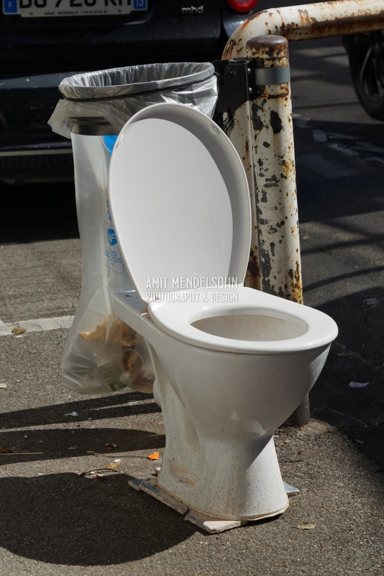 "the new public toilet design" stock image
