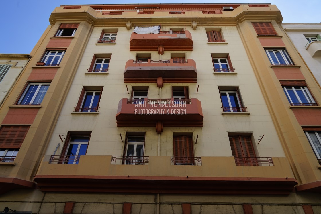 "an art deco building" stock image