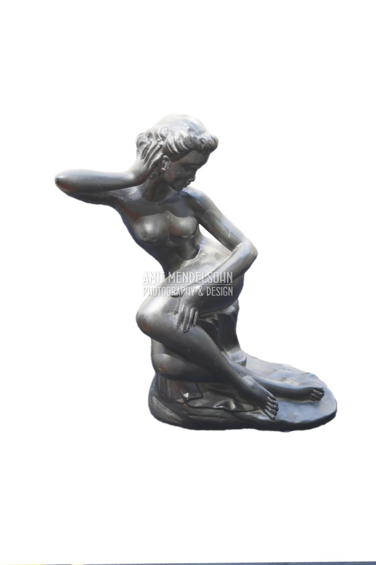 "an art deco statue" stock image