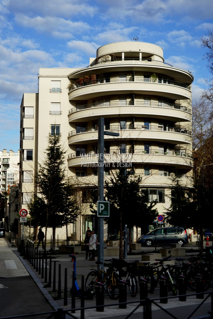 "Art deco building Lyon" stock image