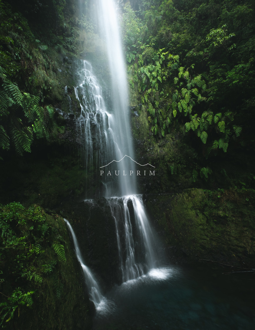 "Tropic Waterfall" stock image