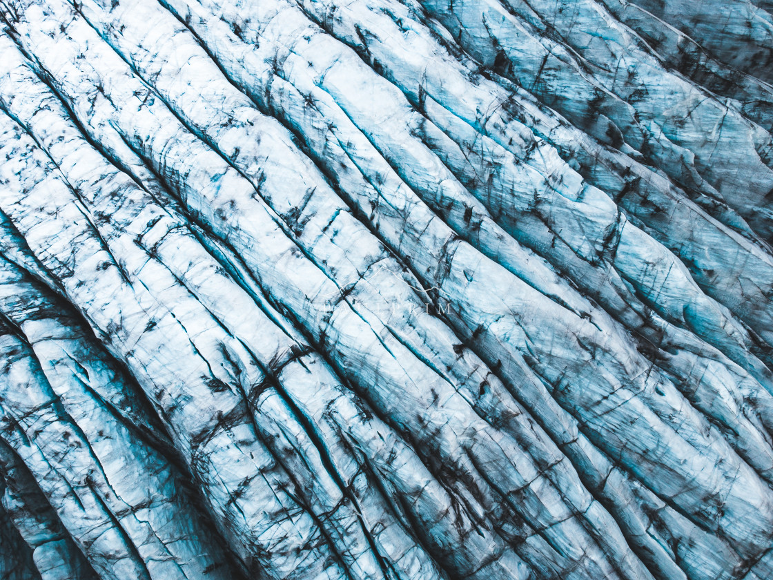 "Svinafellsjökull Abstract" stock image