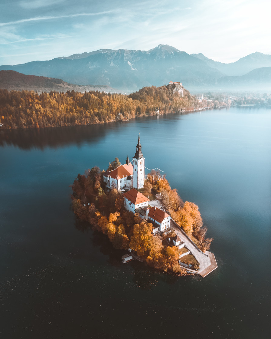 "Lake Bled" stock image