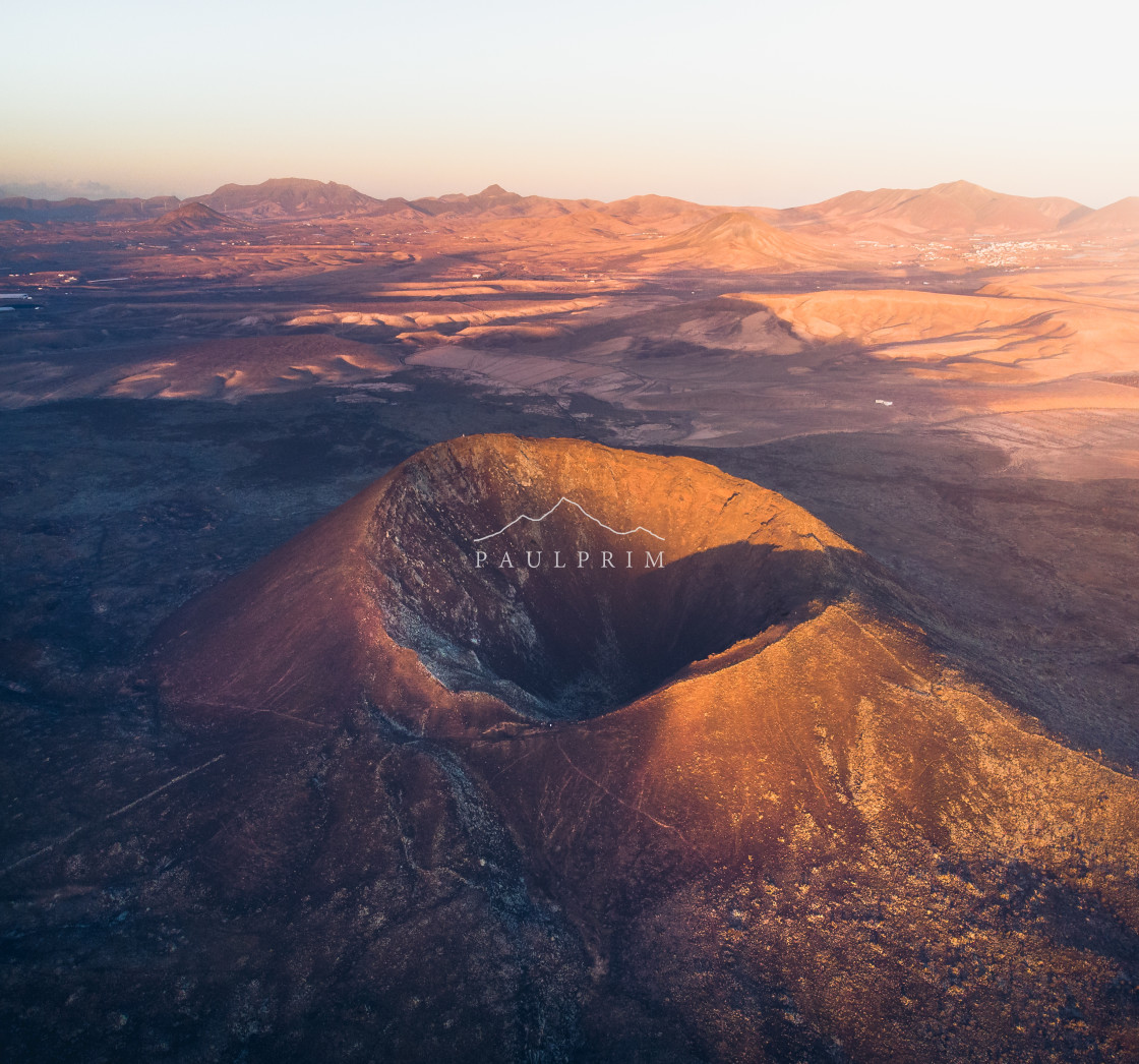 "Caldera Los Arrabales" stock image