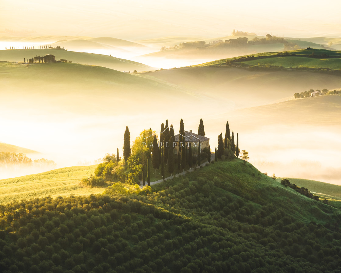 "Podere Belvedere" stock image