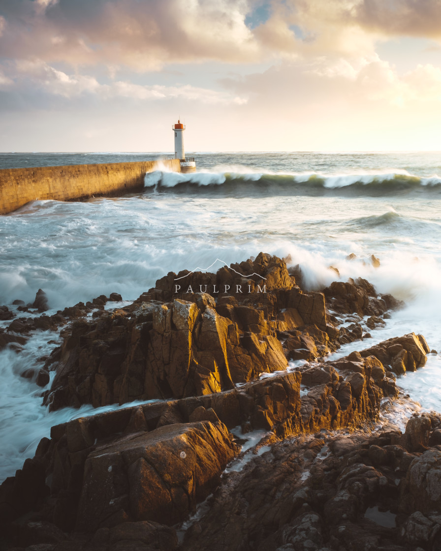 "Phare du Raoulic" stock image